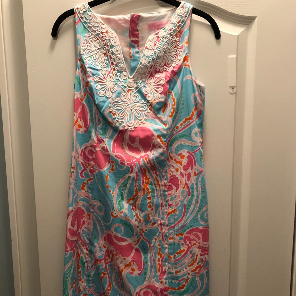 Lilly Pulitzer jellies be jammin shift sz 00